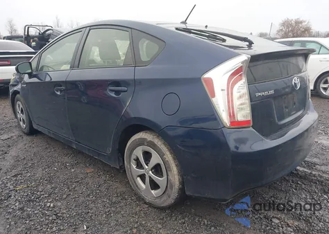 2012 Toyota Prius Two from USA, damaged, VIN JTDKN3DU1C1565493